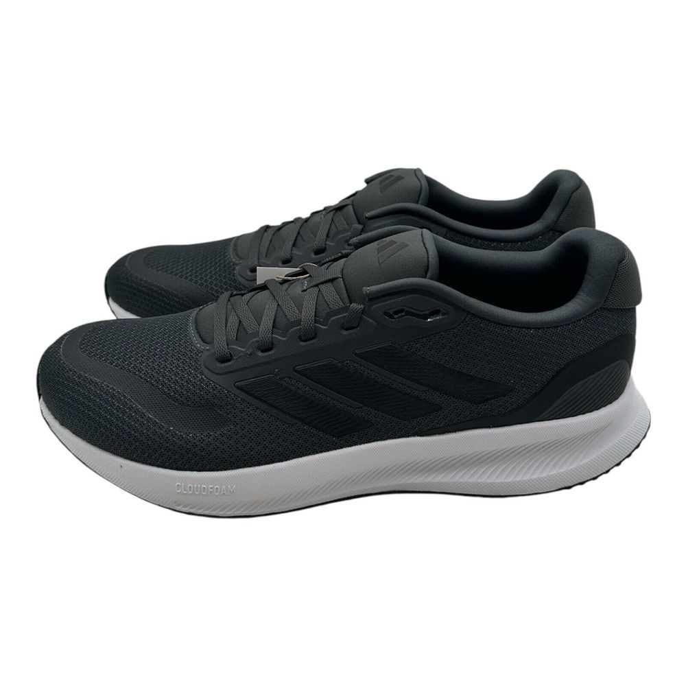 Adidas‎ RunFalcon 5 Running Shoes Men's Size 11.5 Gray Black Sneakers IE8819 - Picture 6 of 10